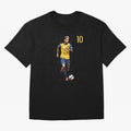 Neymar No. 10 Artwork For Tee/Sticker Essential T-Shirt Celebrate Fan Culture around FIFA World Cup 2026 Spirit, Featuring Argentina, France and Brazil, Mbappe, Retro Football Energy, Iconic Rivalries, Trophy Chase Drama and Stadium Atmosphere;