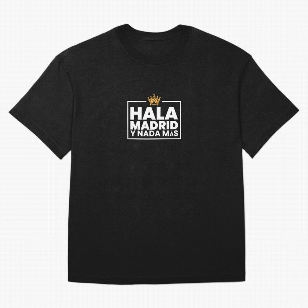 Hala Madrid Essential T-Shirt Celebrate Football Heritage in Match Day Hype around FIFA World Cup 2026 Group Stage, Cristiano Ronaldo, Haaland and CR7, Spain, Game Day Rituals, Football Legends, Country Pride and the Road to the Final; Made for Die