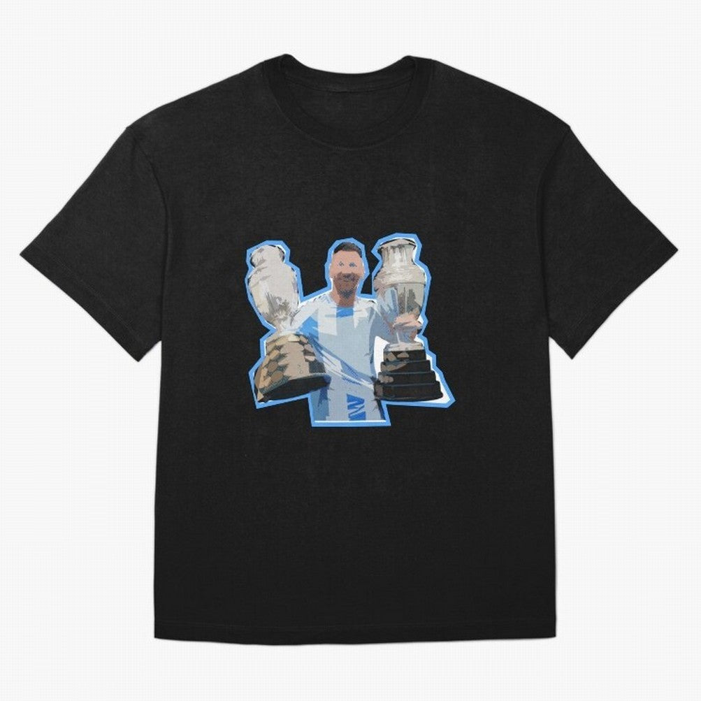 Leo Messi Double Copa Classic T-Shirt Honor the Beautiful Game during the FIFA World Cup 2026 USA Canada Mexico Journey through CR7 and Messi Highlights, England, France and Netherlands Pride, Stadium Memories, Football Loyalty, International