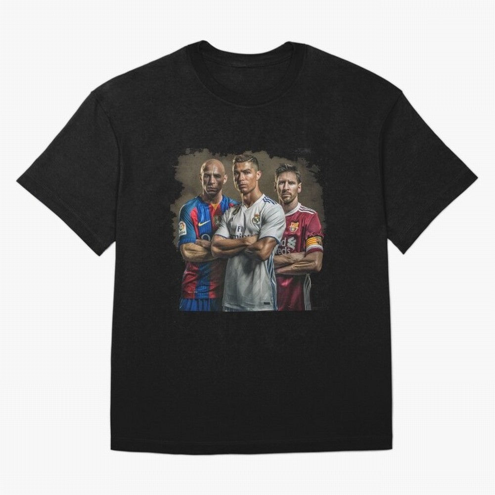Footballs Greatest Top 3 Classic T-Shirt Follow Match Day Hype around FIFA World Cup 2026 USA Canada Mexico, Neymar, Portugal, Spain and Germany, Match Day Excitement, Supporter Culture, Golden Goals and Global Football Passion; Created for Match