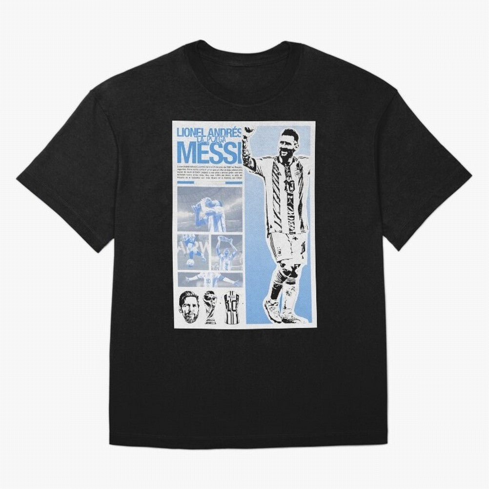 The Flea Lionel Messi Oversized T-Shirt Feel the Trophy Chase of FIFA World Cup 2026 Spirit, Built around Portugal, Haaland, Global Supporter Spirit, Legendary Goals, National Colors and Tournament Celebration; Ideal for Fans Who Follow Messi,