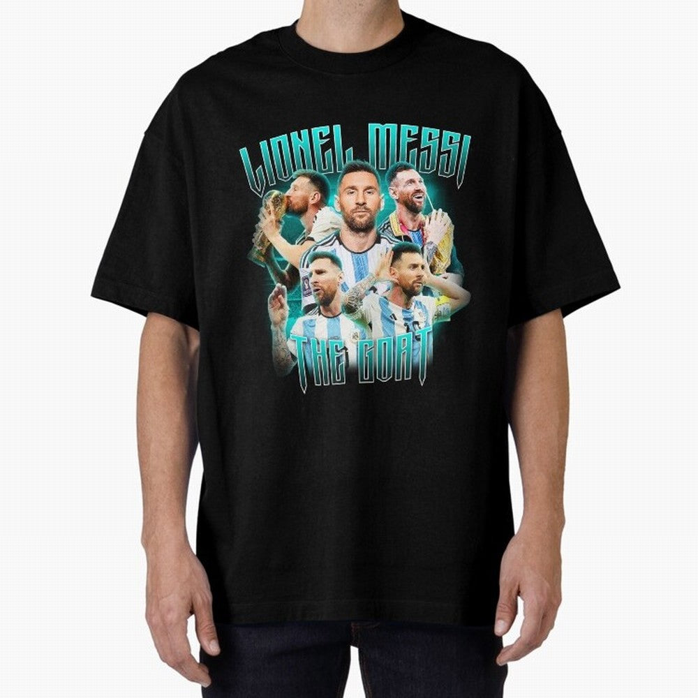 Lionel Messi Vintage Style Tee, Bootleg Tee, Bootleg T Shirt, Rap Tee Classic T-Shirt Feel International Energy from FIFA World Cup 2026 Centered on CR7, Argentina Energy, Stadium Memories, Football Loyalty, International Chants and Championship