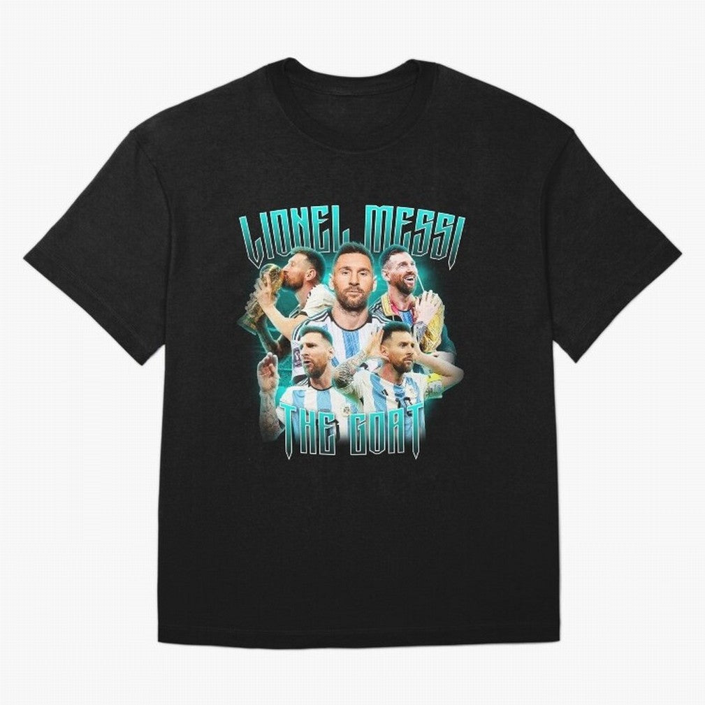Lionel Messi Vintage Style Tee, Bootleg Tee, Bootleg T Shirt, Rap Tee Classic T-Shirt Feel International Energy from FIFA World Cup 2026 Centered on CR7, Argentina Energy, Stadium Memories, Football Loyalty, International Chants and Championship