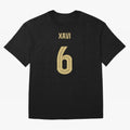 Xavi 6 Barcelona Oversized T-Shirt Support FIFA World Cup 2026 Group Stage Spirit, Featuring Argentina, France and Brazil, Messi and Cristiano Ronaldo, Retro Football Energy, Iconic Rivalries, Trophy Chase Drama and Stadium Atmosphere; Great for