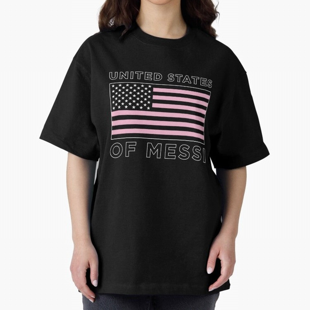 United States of Messi Premium T-Shirt Celebrate Classic Football Spirit in the FIFA World Cup 2026 Group Stage Journey through Haaland Highlights, Argentina, France and Brazil Pride, Worldwide Fan Energy, Dramatic Goals, Stadium Lights and