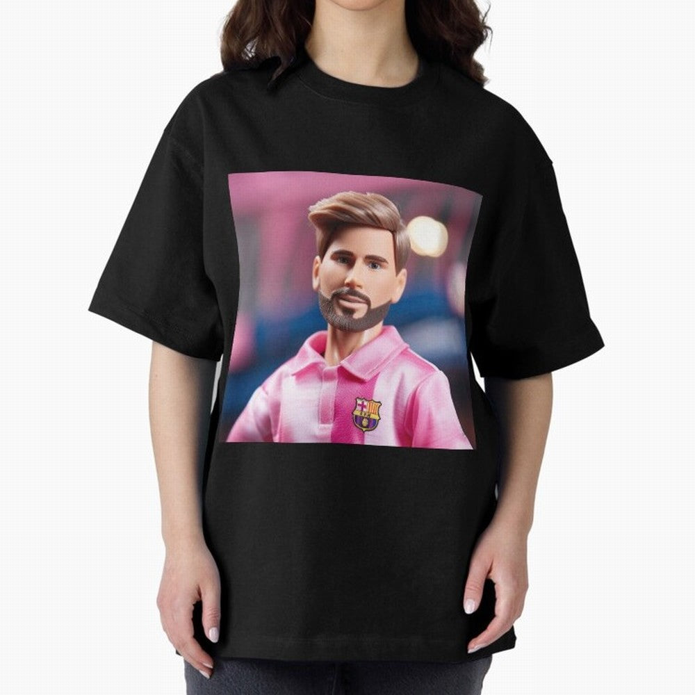 If Messi were a Barbie doll... Premium T-Shirt Celebrate the Magic of FIFA World Cup 2026 Group Stage for Fans of Haaland and Mbappe and England and Germany, Bringing Football Festival Excitement, Trophy Ambitions, Country Rivalries and Star Player