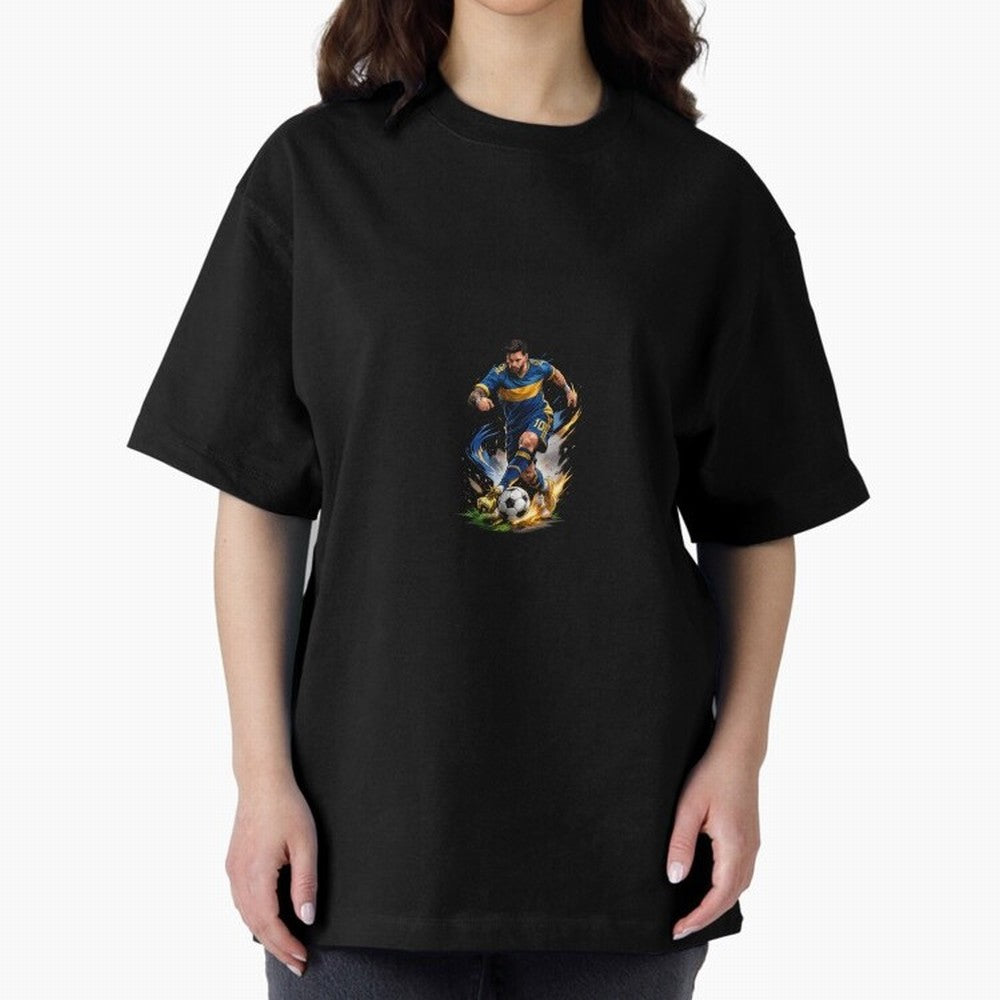 Messi Footballer Premium T-Shirt Celebrate Rivalries and Pride in FIFA World Cup 2026 USA Canada Mexico Spirit, Celebrating Spain, Haaland and Mbappe, Classic Soccer Heritage, Championship Pressure, Fan Loyalty and International Pride; Created for