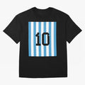 Lionel Messi 10 Premium T-Shirt Fuel Global Football Passion for FIFA World Cup 2026, Capturing CR7 and Messi, Spain, Football History, Final Match Energy, Crowd Noise and Once in a Lifetime Moments; Built for Supporters Chasing Trophy Dreams,