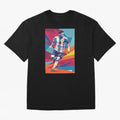 Messi in action Graphic poster design Premium T-Shirt Celebrate Football Dreams Across FIFA World Cup 2026 Group Stage for Fans of Cristiano Ronaldo and England, Bringing Football History, Final Match Energy, Crowd Noise and Once in a Lifetime
