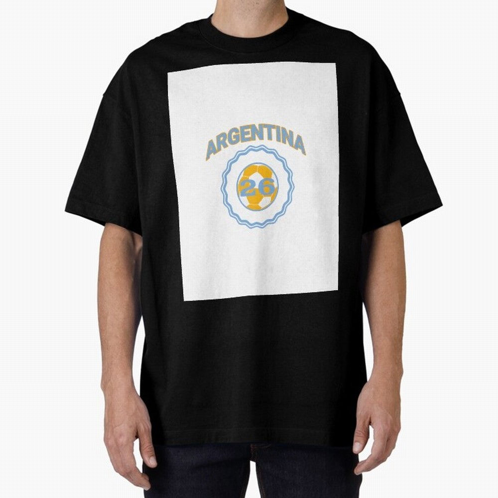Argentina 2026 world cup soccer badge Graphic T-Shirt Support Iconic Players in the FIFA World Cup 2026 Group Stage Journey through Mbappe and Neymar Highlights, England, France and Netherlands Pride, Tournament Hype, Historic Matchups, Family