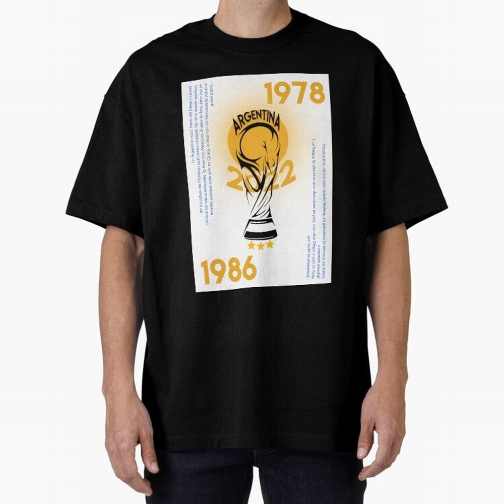 WORLD CHAMPIONS ARGENTINA Premium T-Shirt Celebrate Classic Football Spirit in FIFA World Cup 2026 Group Stage for Fans of Messi, CR7 and Mbappe and Spain, Bringing Fan Favorite Moments, National Team Passion, Big Match Drama and Soccer History;