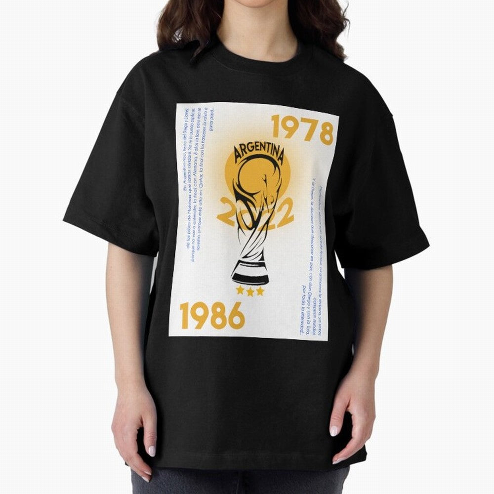 WORLD CHAMPIONS ARGENTINA Premium T-Shirt Celebrate Classic Football Spirit in FIFA World Cup 2026 Group Stage for Fans of Messi, CR7 and Mbappe and Spain, Bringing Fan Favorite Moments, National Team Passion, Big Match Drama and Soccer History;