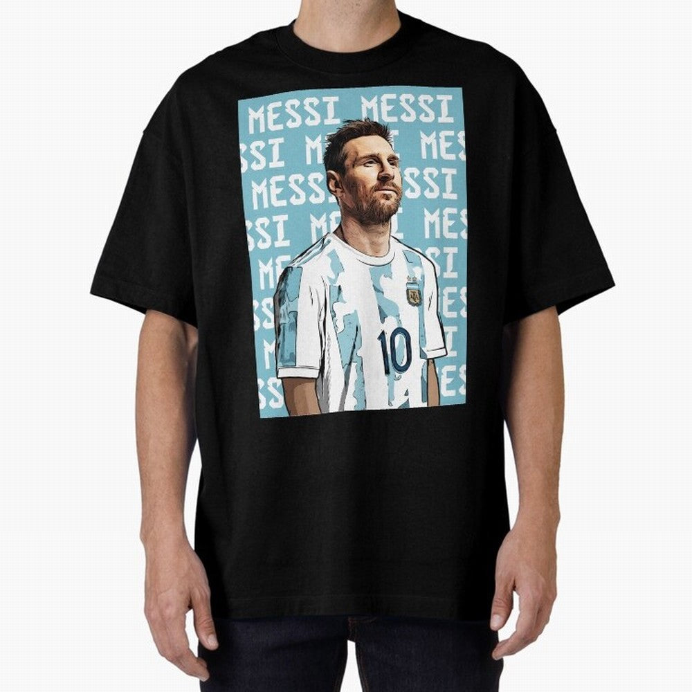 Lionel Messi Premium T-Shirt Stand Proud for Match Day Hype around FIFA World Cup 2026, Messi and Cristiano Ronaldo, Portugal, Spain and Germany, Goal Celebration Energy, Supporter Heritage, Football Icons and Worldwide Tournament Joy; Perfect for