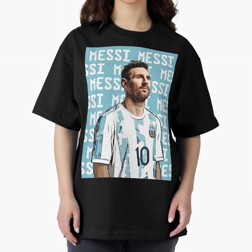 Lionel Messi Premium T-Shirt Stand Proud for Match Day Hype around FIFA World Cup 2026, Messi and Cristiano Ronaldo, Portugal, Spain and Germany, Goal Celebration Energy, Supporter Heritage, Football Icons and Worldwide Tournament Joy; Perfect for