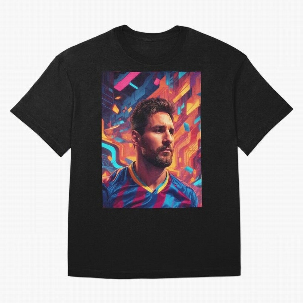 The Ultimate Messi Graphic T-Shirt Celebrate the Stars of Global Football Passion for FIFA World Cup 2026 USA Canada Mexico, Inspired by Haaland, Spain, Vintage Soccer Flavor, Modern Football Stars, National Flags and Final Night Emotion; Perfect