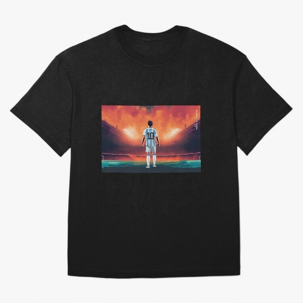 Lionel Leo Messi Premium T-Shirt Celebrate Football Dreams Across FIFA World Cup 2026 Group Stage for Fans of Cristiano Ronaldo, Haaland and CR7 and Portugal, Spain and Germany, Bringing Goal Celebration Energy, Supporter Heritage, Football Icons
