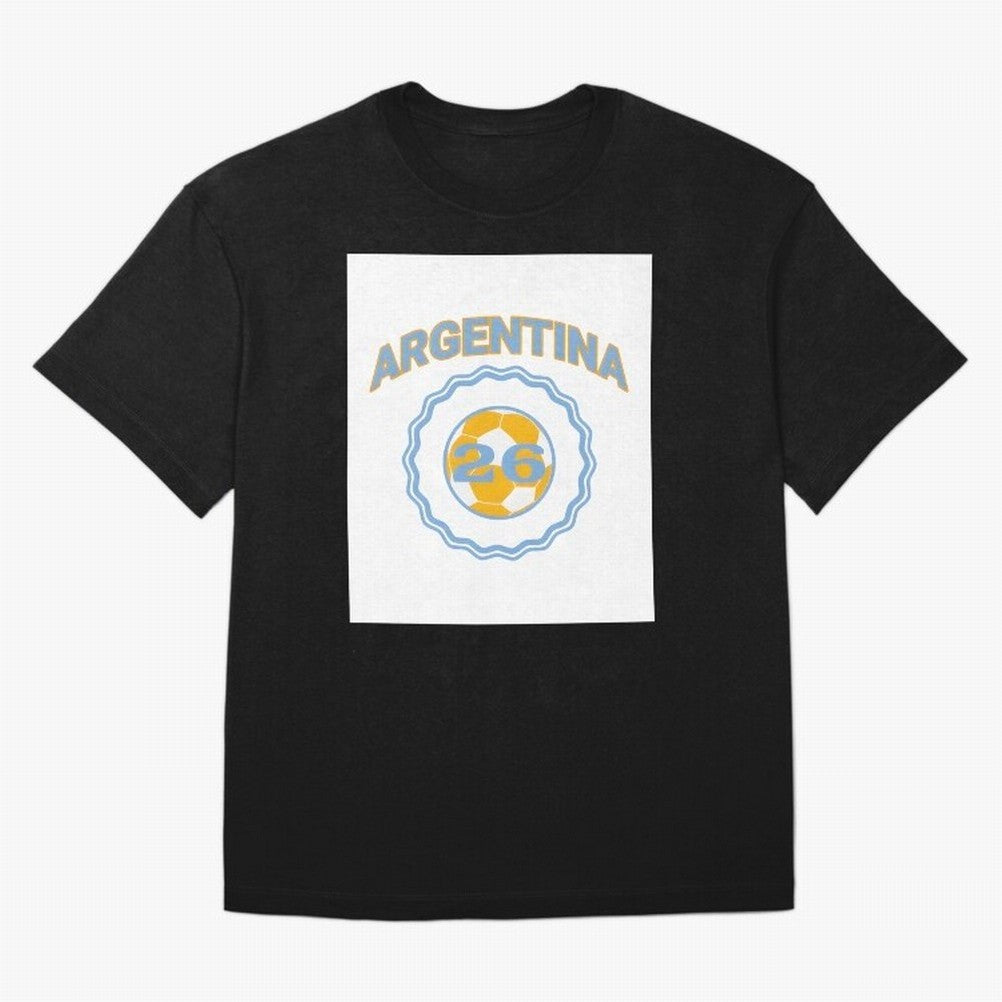 Argentina 2026 world cup soccer badge Premium T-Shirt Feel the Trophy Chase of Global Football Passion for FIFA World Cup 2026, Inspired by CR7 and Messi, France, Stadium Chants, National Pride, Trophy Dreams and Unforgettable Football Memories;