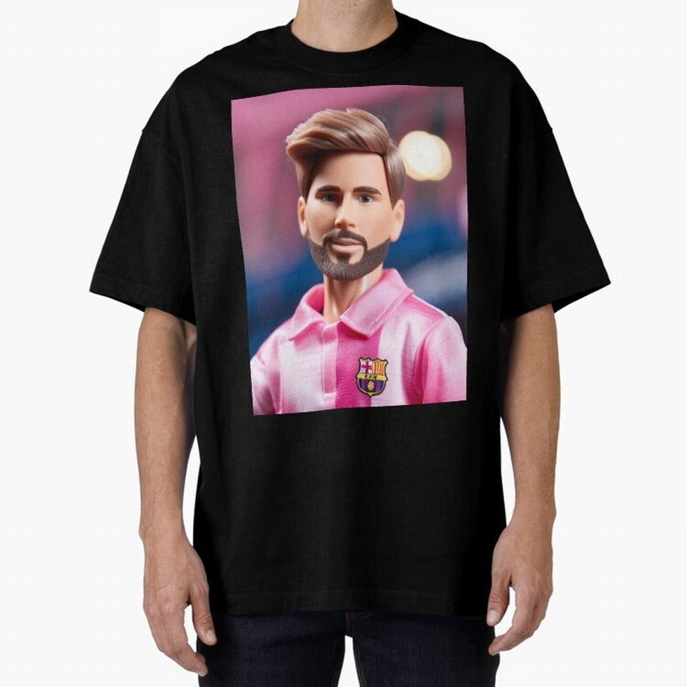 If Messi were a Barbie doll... Graphic T-Shirt Show Match Day Excitement for FIFA World Cup 2026 USA Canada Mexico Spirit, Built around England, Messi, Sports Nostalgia, International Competition, Famous Players and Unforgettable Victories; Made