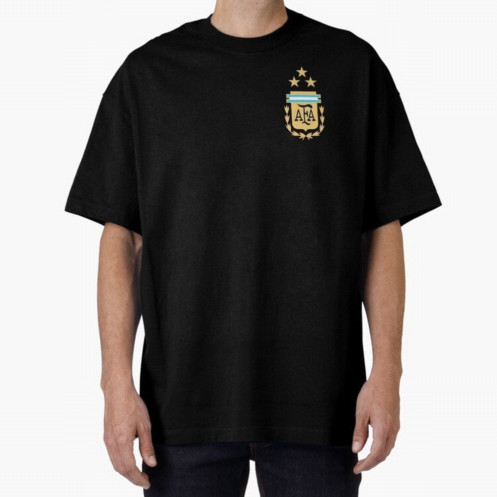 Argentina 3 Stars Classic T-Shirt Back the Journey through Global Football Passion for FIFA World Cup 2026 Group Stage, with Neymar, Haaland and Cristiano Ronaldo, France, Football Festival Excitement, Trophy Ambitions, Country Rivalries and Star