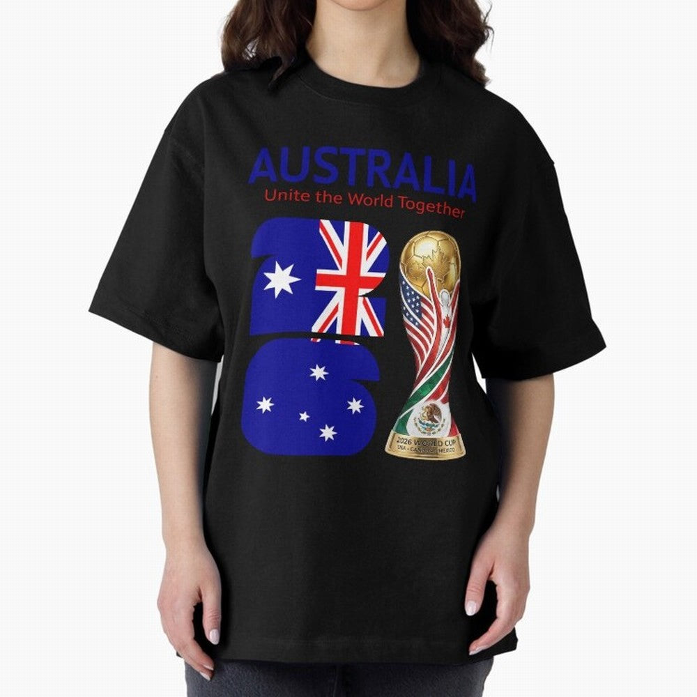 World Cup 2026, AUSTRALIA Classic T-Shirt Live for the Drama of FIFA World Cup 2026 Group Stage Spirit, Filled with England and Germany, CR7, Vintage Soccer Flavor, Modern Football Stars, National Flags and Final Night Emotion; Perfect for Fans,