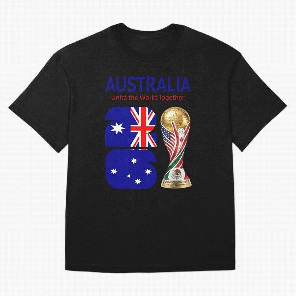 World Cup 2026, AUSTRALIA Classic T-Shirt Live for the Drama of FIFA World Cup 2026 Group Stage Spirit, Filled with England and Germany, CR7, Vintage Soccer Flavor, Modern Football Stars, National Flags and Final Night Emotion; Perfect for Fans,