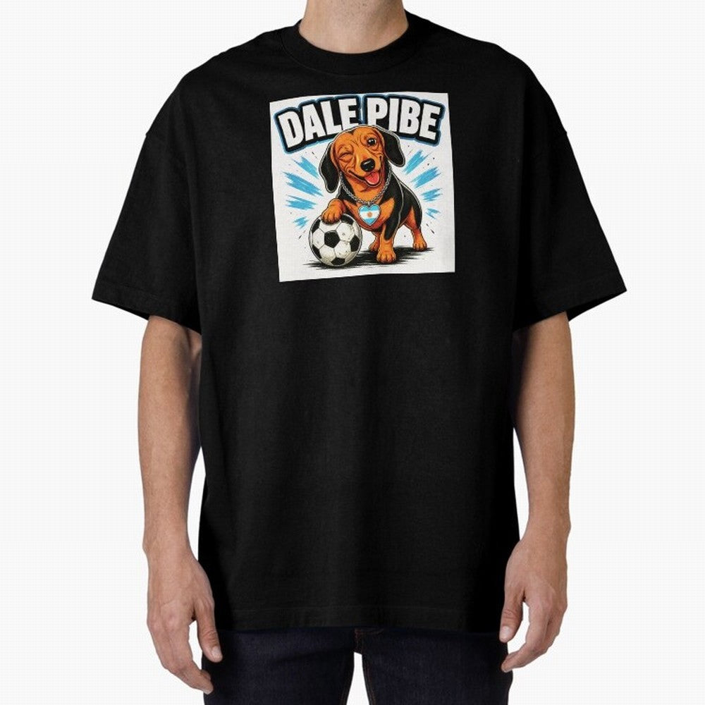 Argentine Soccer Dachshund - Dale Pibe Classic T-Shirt Enjoy FIFA World Cup 2026 for Fans of Neymar, Haaland and Cristiano Ronaldo and Brazil, Bringing Retro Football Energy, Iconic Rivalries, Trophy Chase Drama and Stadium Atmosphere; Perfect for
