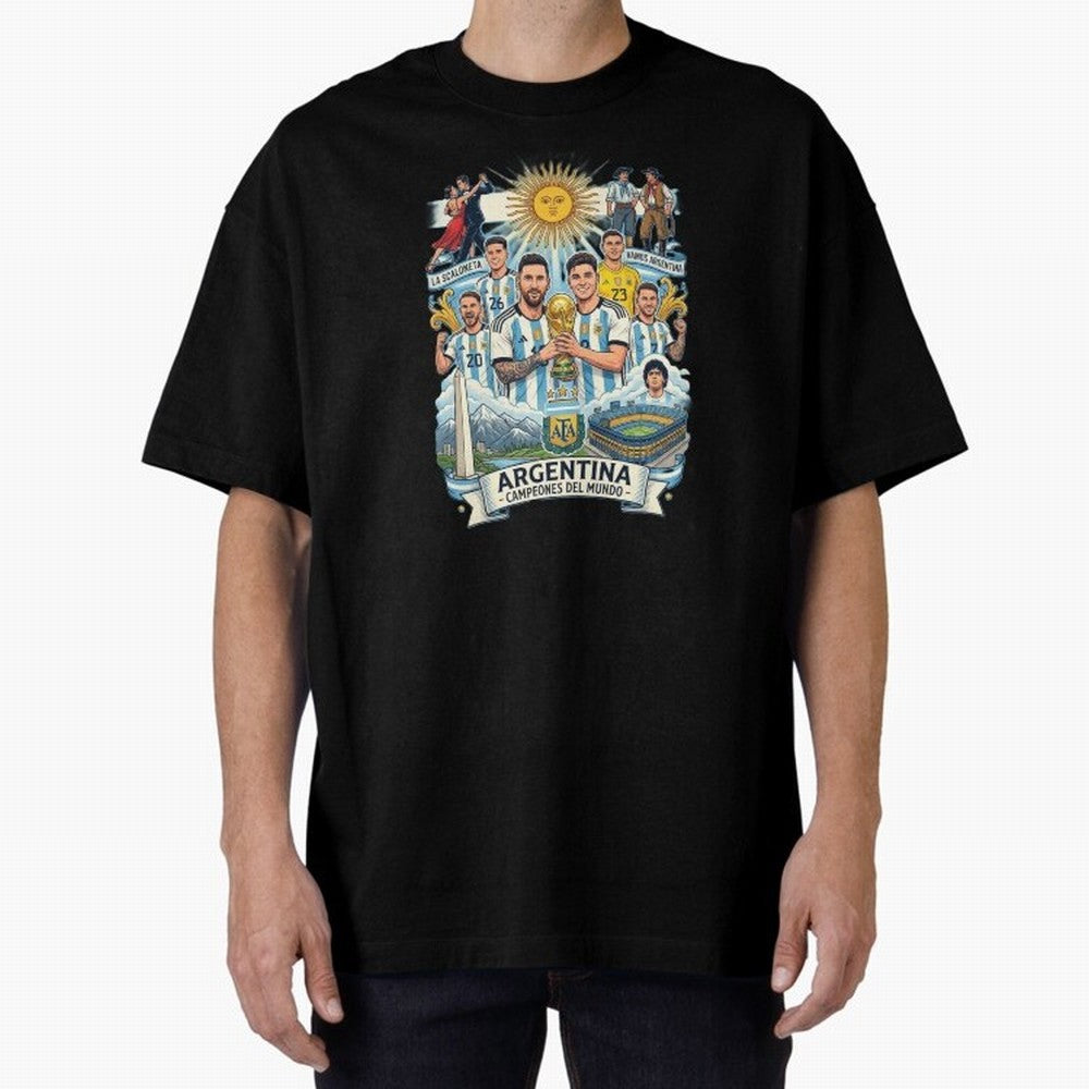 Argentina 2026 ¨C Copa Mundial Spirit Classic T-Shirt Bring a Champion Mindset to Global Football Passion for FIFA World Cup 2026, Filled with CR7, Brazil, Tournament Hype, Historic Matchups, Family Viewing Parties and Global Sports Pride; Made for