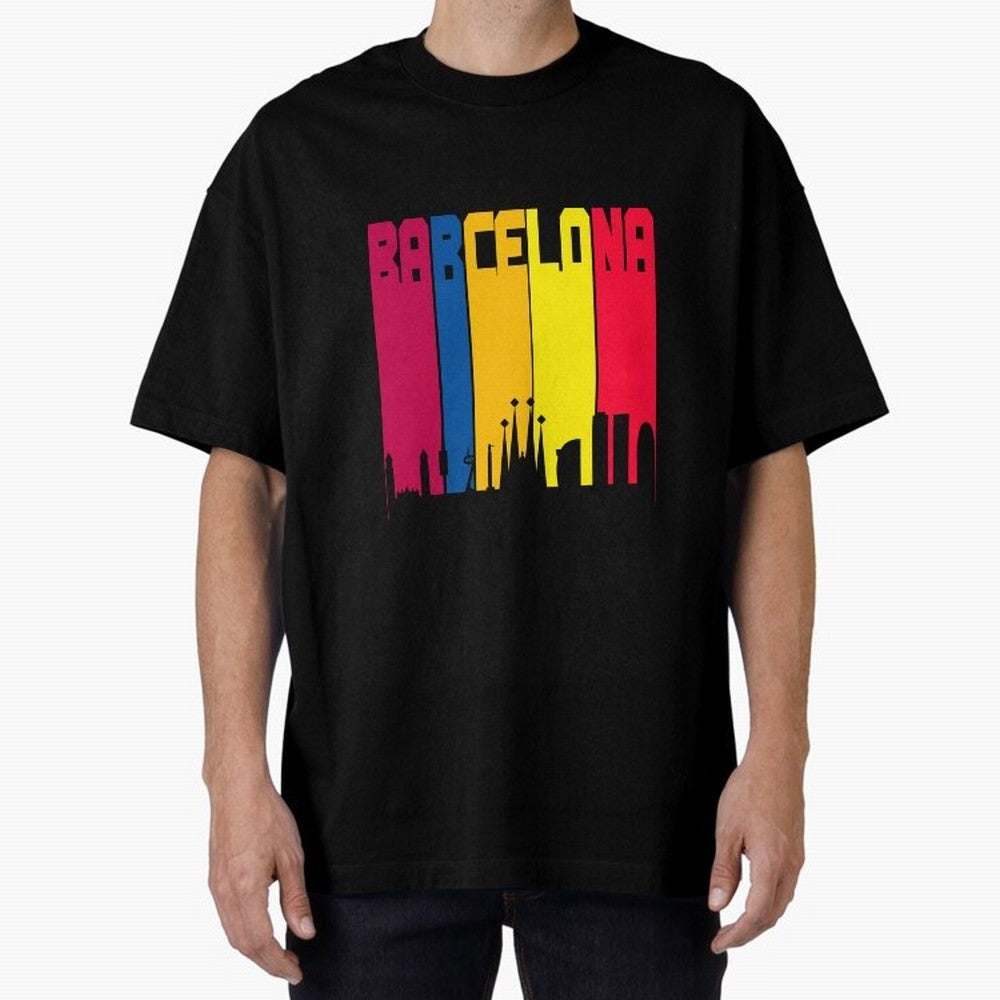 Barcelona Skyline BCN Catalunya Classic T-Shirt Join the Global Buzz around Match Day Hype around FIFA World Cup 2026, Messi, Neymar and Mbappe, Portugal, Supporter Pride, Iconic Celebrations, Legendary Names and Global Match Day Energy; Perfect