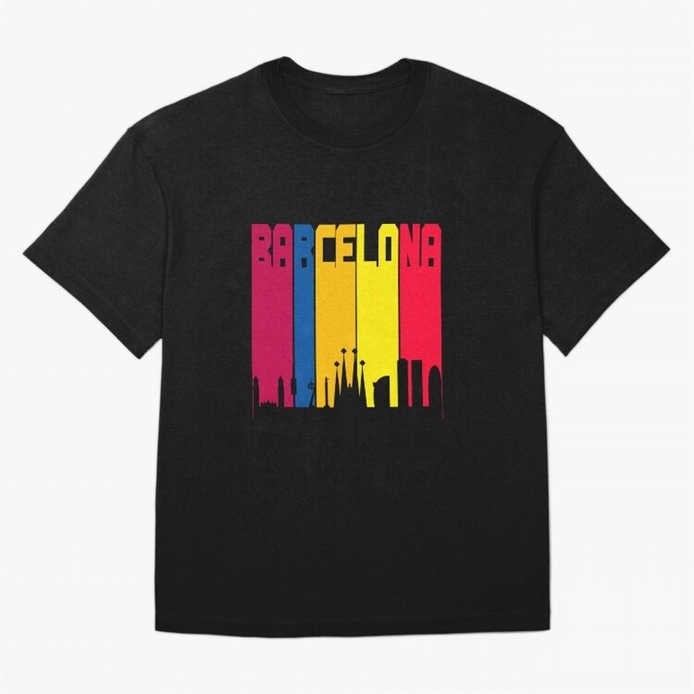 Barcelona Skyline BCN Catalunya Classic T-Shirt Join the Global Buzz around Match Day Hype around FIFA World Cup 2026, Messi, Neymar and Mbappe, Portugal, Supporter Pride, Iconic Celebrations, Legendary Names and Global Match Day Energy; Perfect