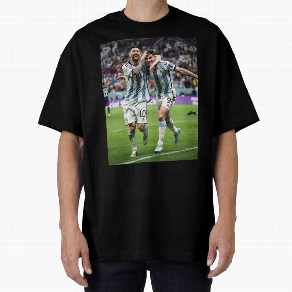 Messi x Alvarez Semifinal Classic T-Shirt Bring a Vintage Feel to the FIFA World Cup 2026 Journey through Cristiano Ronaldo, Haaland and CR7 Highlights, Brazil, Portugal and Argentina Pride, Soccer Culture, Superstar Moments, National Team Dreams