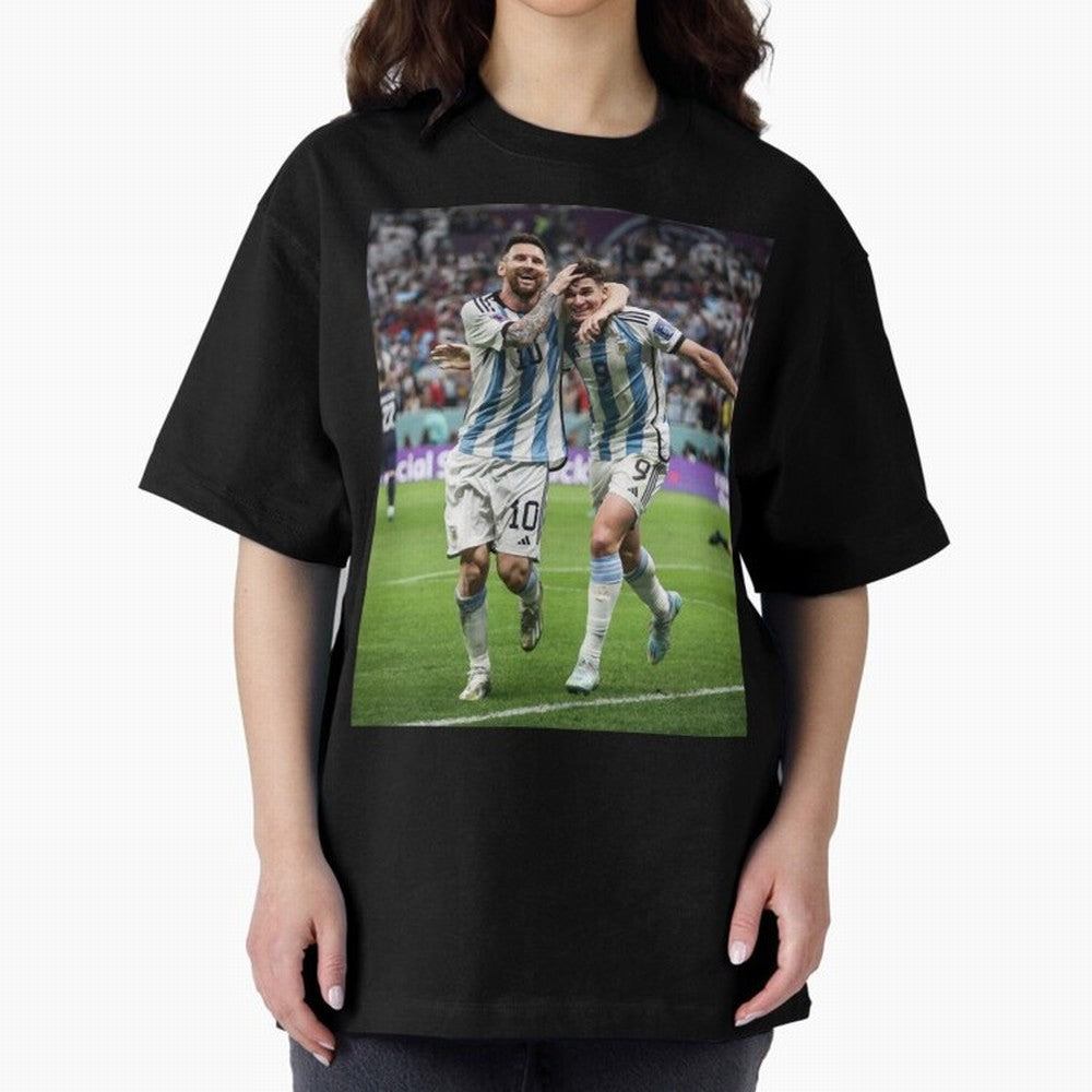 Messi x Alvarez Semifinal Classic T-Shirt Bring a Vintage Feel to the FIFA World Cup 2026 Journey through Cristiano Ronaldo, Haaland and CR7 Highlights, Brazil, Portugal and Argentina Pride, Soccer Culture, Superstar Moments, National Team Dreams