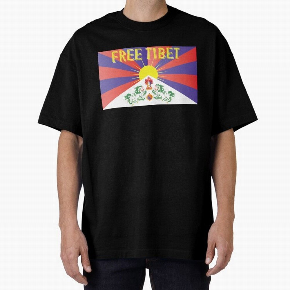 Free Tibet Movement Oversized T-Shirt Relive Legendary Nights from FIFA World Cup 2026 Group Stage Spirit, Filled with Brazil, Portugal and Argentina, Neymar, Haaland and Cristiano Ronaldo, Retro Football Energy, Iconic Rivalries, Trophy Chase