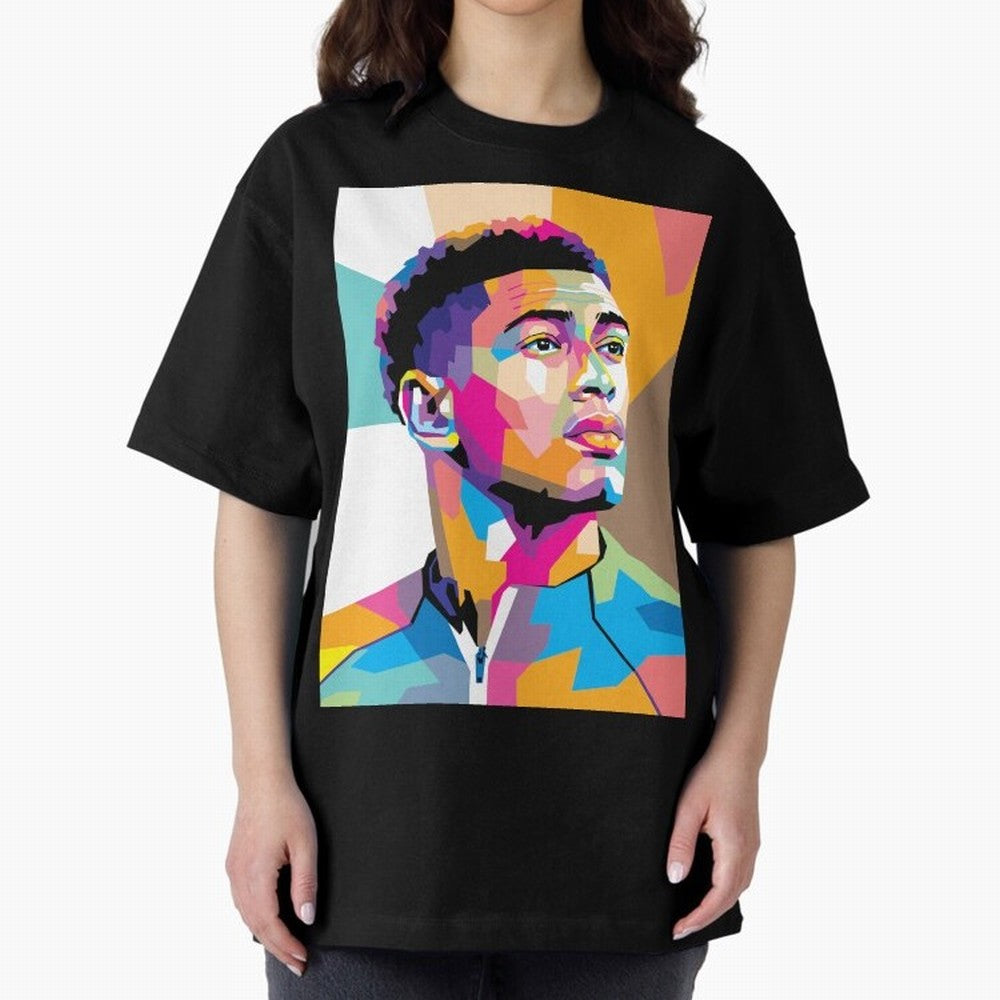 Jude Bellingham in WPAP Style Classic T-Shirt Relive the Noise and Pride of Global Football Passion for FIFA World Cup 2026, Made for CR7, England and Germany, Match Day Excitement, Supporter Culture, Golden Goals and Global Football Passion; Ideal