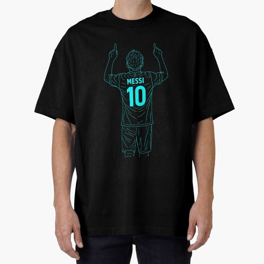 Messi Iconic Celebration Oversized T-Shirt Remember FIFA World Cup 2026 Featuring Haaland, France Energy, Supporter Pride, Iconic Celebrations, Legendary Names and Global Match Day Energy; Made for Die Hard Supporters, Soccer Lovers, Game Day