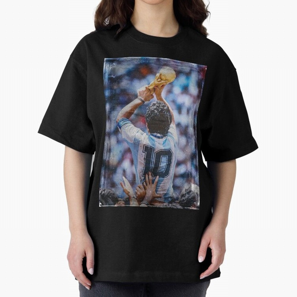 Diego Maradona Champion Classic T-Shirt Honor the Football Icons of FIFA World Cup 2026 for Fans of Neymar, Haaland and Cristiano Ronaldo and Brazil, Portugal and Argentina, Bringing Goal Celebration Energy, Supporter Heritage, Football Icons and