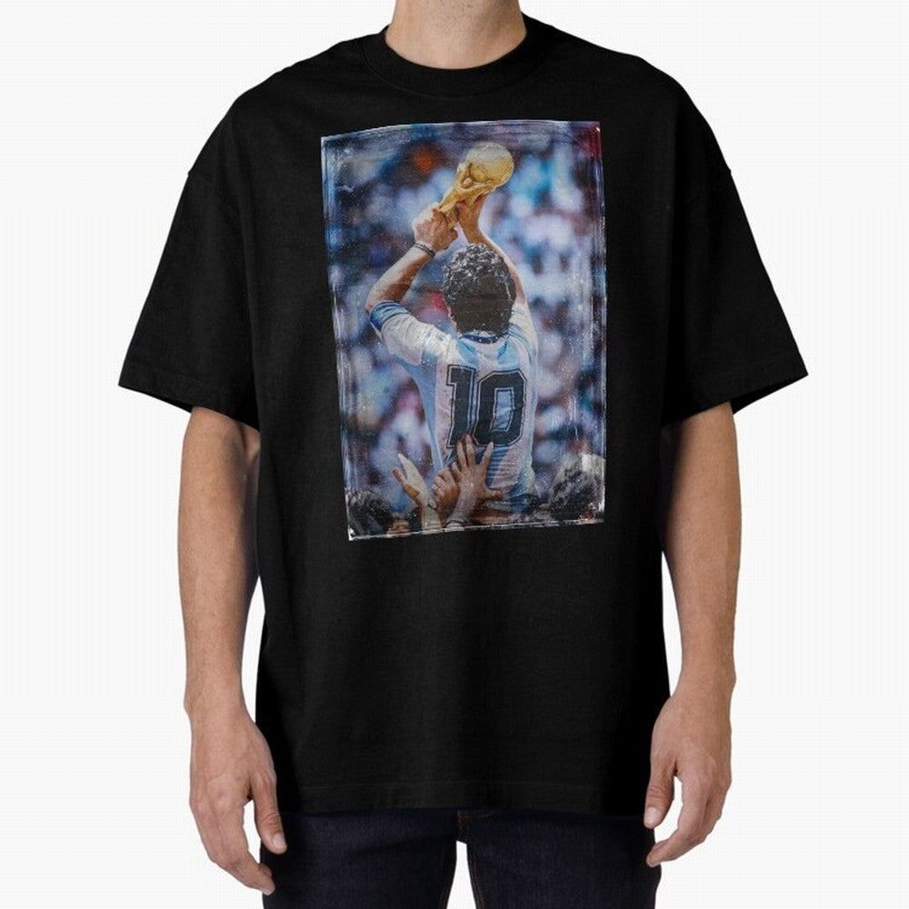 Diego Maradona Champion Classic T-Shirt Honor the Football Icons of FIFA World Cup 2026 for Fans of Neymar, Haaland and Cristiano Ronaldo and Brazil, Portugal and Argentina, Bringing Goal Celebration Energy, Supporter Heritage, Football Icons and