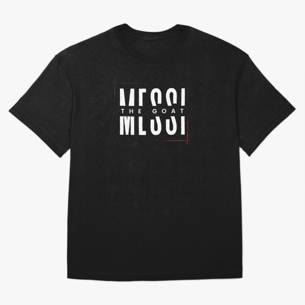 Messi Fan Art - THE GOAT (Black Edition) Classic T-Shirt Enjoy the Biggest Football Party of FIFA World Cup 2026 Featuring Messi, Neymar and Mbappe, England Energy, Stadium Chants, National Pride, Trophy Dreams and Unforgettable Football Memories;