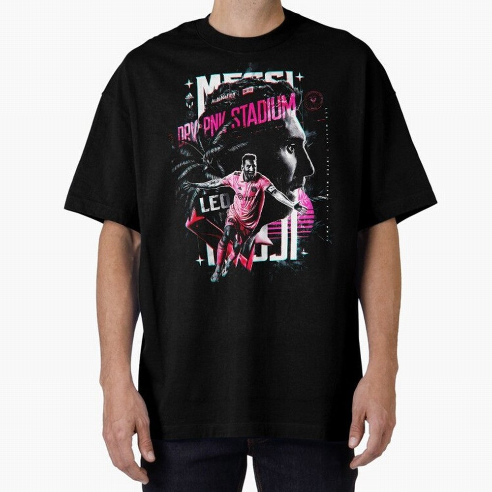 LEONEL MESSI PINK STADIUM Essential T-Shirt Fuel Match Day Hype around FIFA World Cup 2026, Neymar, England, France and Netherlands, Tournament Hype, Historic Matchups, Family Viewing Parties and Global Sports Pride; Ideal for Football Dads,