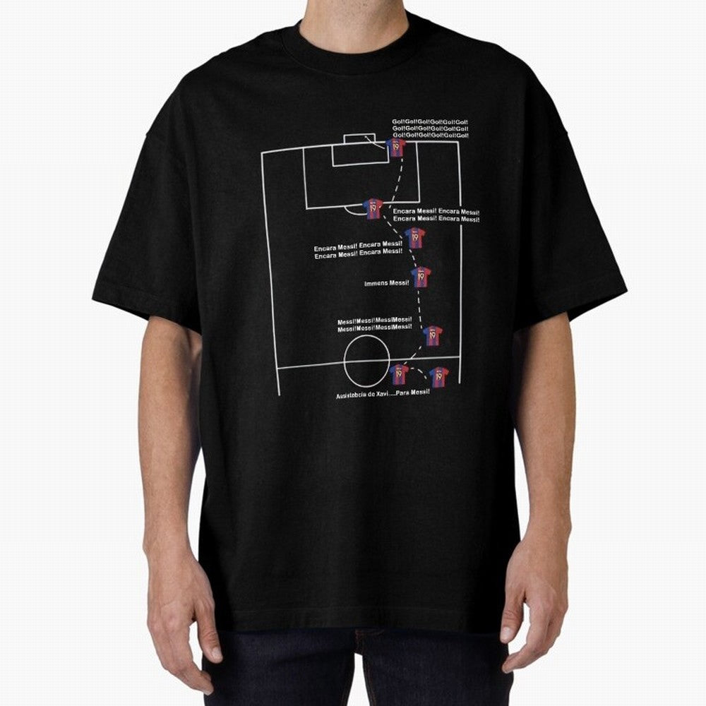 Encara messi gol gol gol Oversized T-Shirt Carry the Dream of Match Day Hype around FIFA World Cup 2026 USA Canada Mexico, Cristiano Ronaldo, Spain and Netherlands, Champion Mindset, Group Stage Buzz, Knockout Tension and Passionate Fan Culture;