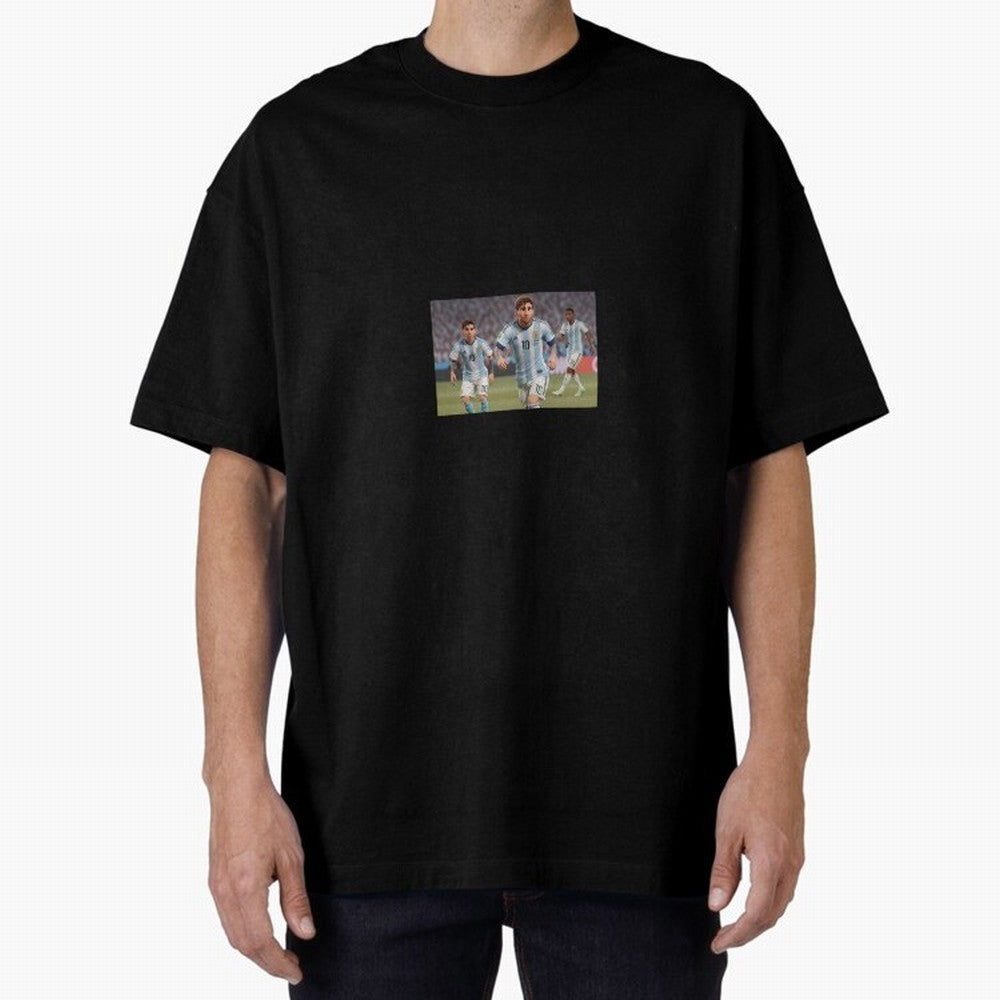 Messi Oversized T-Shirt Show Your Love for FIFA World Cup 2026 Group Stage Driven by Messi, Netherlands Energy, Soccer Culture, Superstar Moments, National Team Dreams and Competitive Fire; Great for Supporters Who Love Legendary Players, National