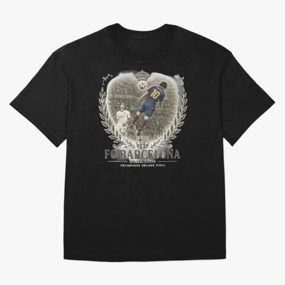 FC Barcelona Rome 2009 Champions League Final Vintage Oversized T-Shirt Support Your Favorite Stars during FIFA World Cup 2026 Spirit, Centered on Portugal, Spain and Germany, Cristiano Ronaldo, Match Day Excitement, Supporter Culture, Golden Goals