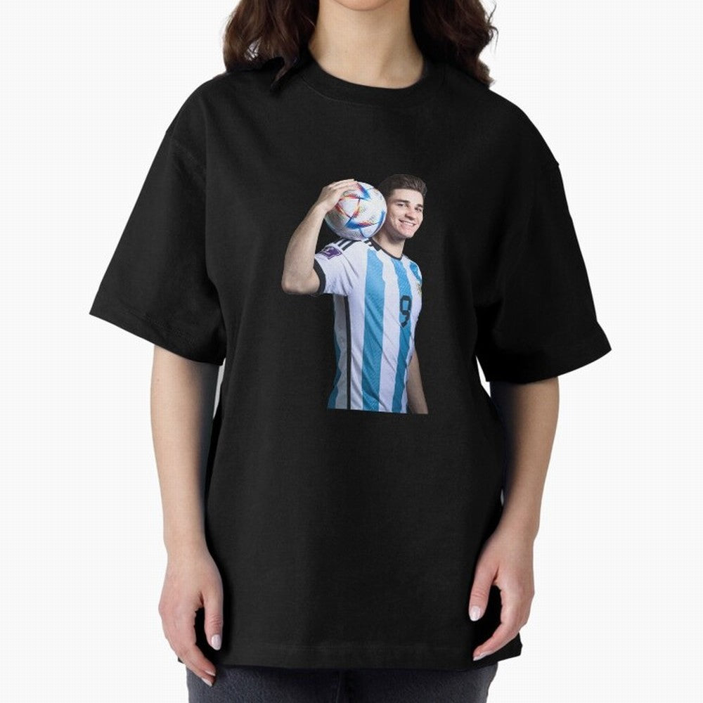 Julian Alvarez Classic T-Shirt Show Love for Legendary Goals in FIFA World Cup 2026 USA Canada Mexico for Fans of Haaland and Mbappe and Portugal, Spain and Germany, Bringing Sports Nostalgia, International Competition, Famous Players and
