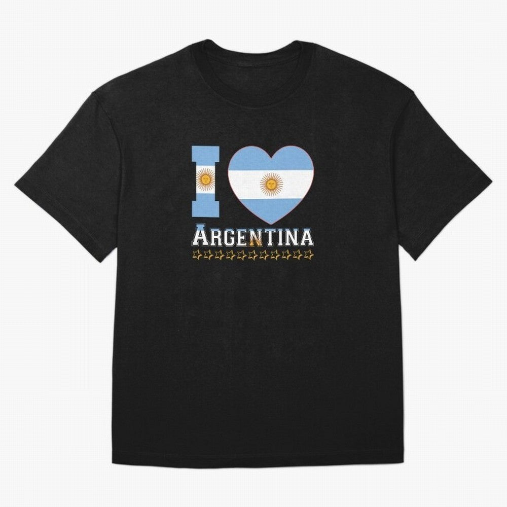 I love Argentina Classic T-Shirt Carry National Pride through FIFA World Cup 2026 Group Stage Spirit, with Netherlands, Messi, Neymar and Mbappe, Match Day Excitement, Supporter Culture, Golden Goals and Global Football Passion; Made for Collectors