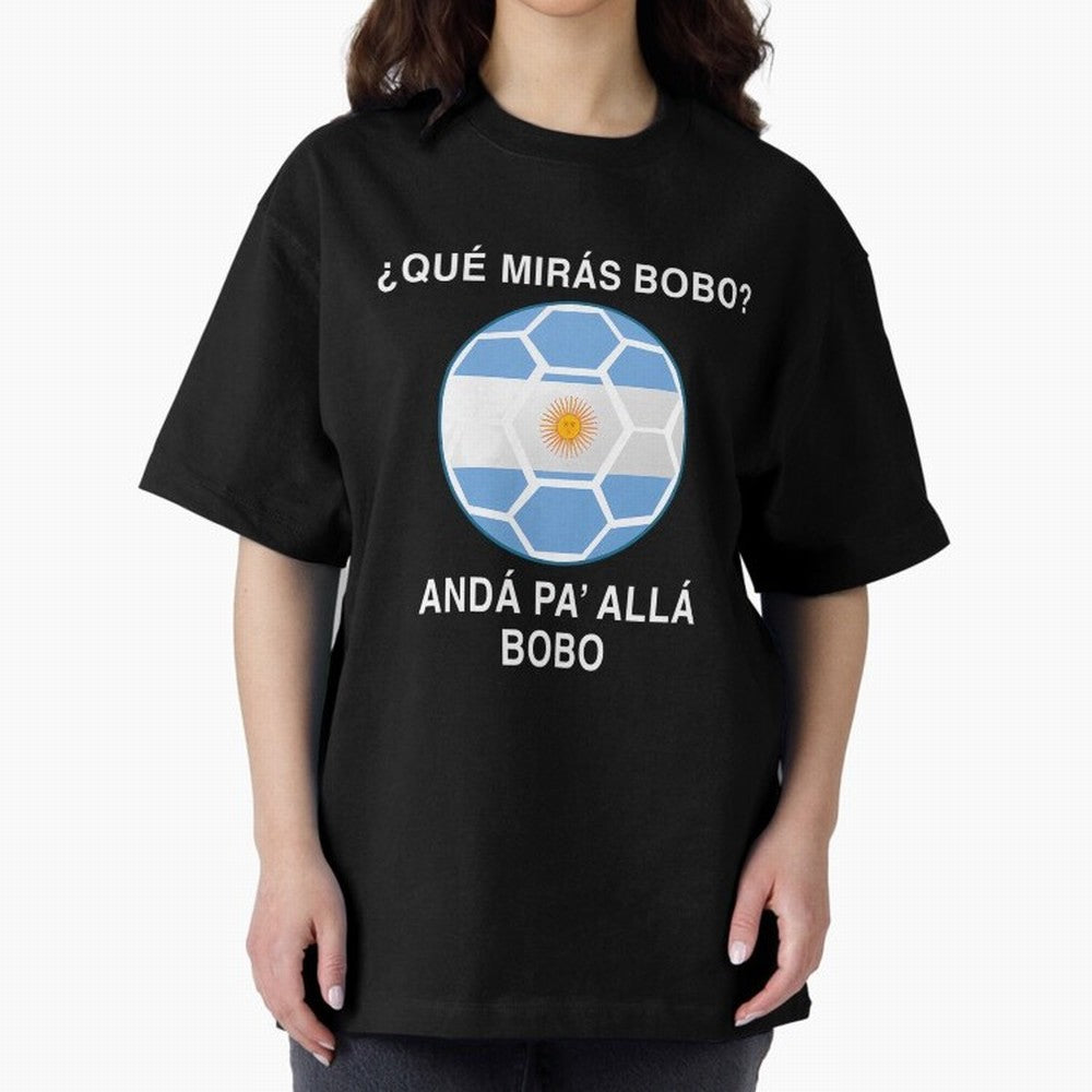 Que Miras Bobo Messi Argentina Ftbol Soccer Qatar 2022 Classic T-Shirt Follow the Road to Global Football Passion for FIFA World Cup 2026, with Cristiano Ronaldo, Haaland and CR7, England, France and Netherlands, Game Day Rituals, Football Legends,