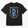 Messi Argentina Vintage Football Design World Cup Fan Art Classic T-Shirt Relive FIFA World Cup 2026 USA Canada Mexico Driven by Mbappe and Neymar, Brazil Energy, Football Festival Excitement, Trophy Ambitions, Country Rivalries and Star Player