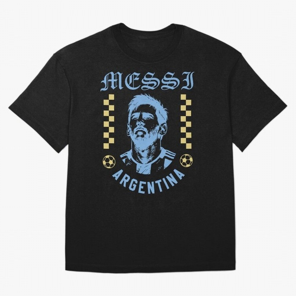 Messi Argentina Vintage Football Design World Cup Fan Art Classic T-Shirt Relive FIFA World Cup 2026 USA Canada Mexico Driven by Mbappe and Neymar, Brazil Energy, Football Festival Excitement, Trophy Ambitions, Country Rivalries and Star Player