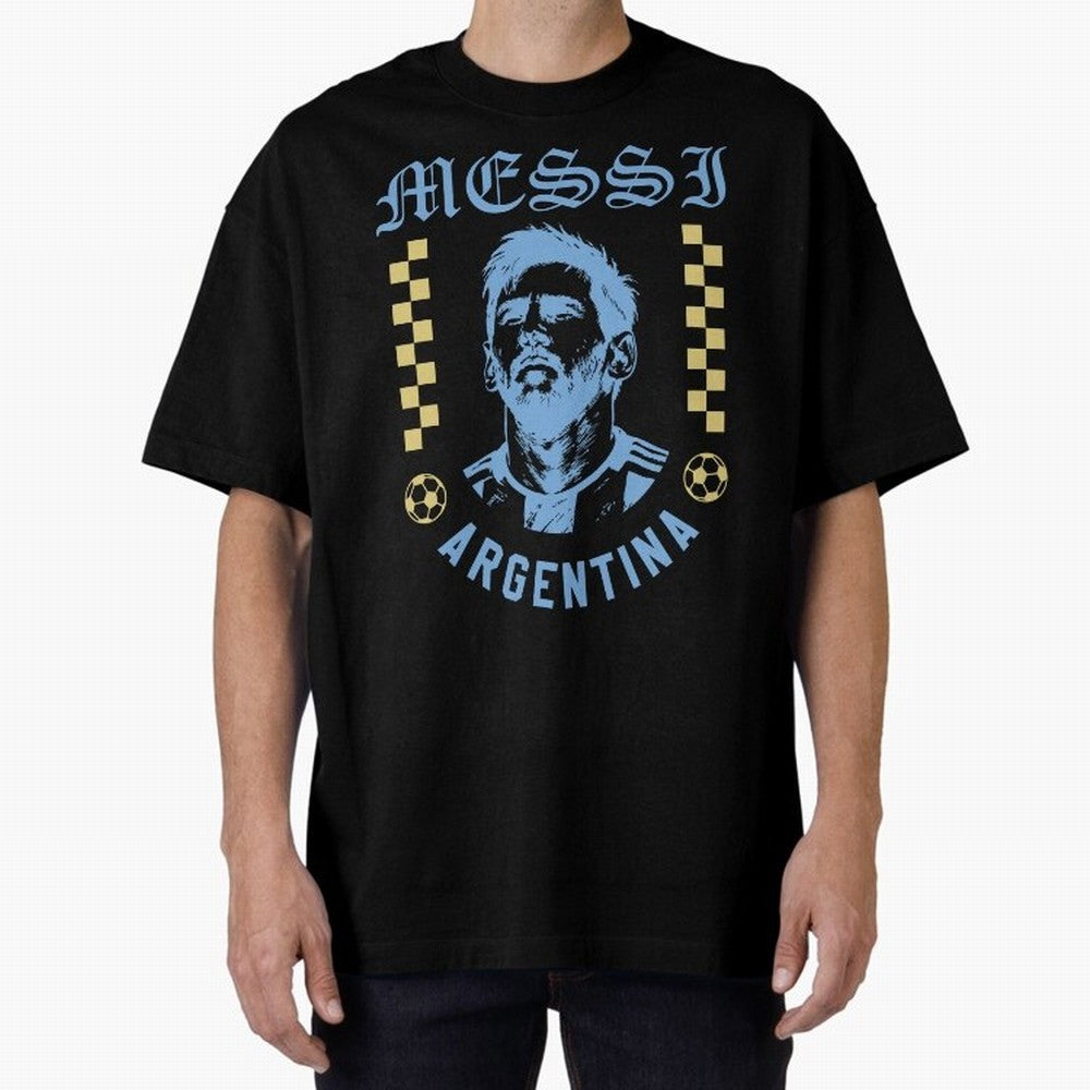 Messi Argentina Vintage Football Design World Cup Fan Art Classic T-Shirt Relive FIFA World Cup 2026 USA Canada Mexico Driven by Mbappe and Neymar, Brazil Energy, Football Festival Excitement, Trophy Ambitions, Country Rivalries and Star Player