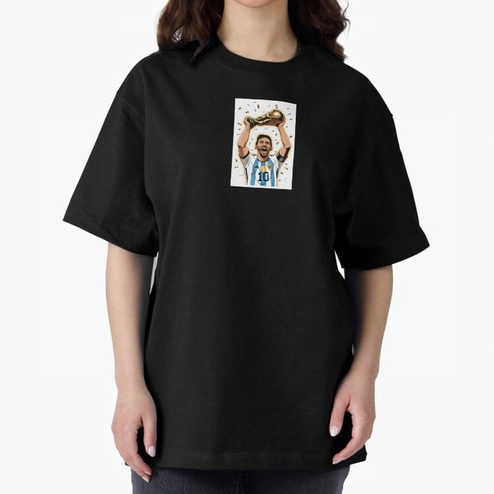 Messi Classic T-Shirt Support Your Favorite Stars during FIFA World Cup 2026 for Fans of Cristiano Ronaldo and Netherlands, Bringing Sports Nostalgia, International Competition, Famous Players and Unforgettable Victories; Ideal for Fans Who Follow