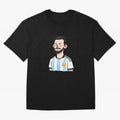 Argentina Soccer Football Player Oversized T-Shirt Stand Proud for Match Day Hype around FIFA World Cup 2026 Group Stage, Messi and Cristiano Ronaldo, Argentina, France and Brazil, Football Festival Excitement, Trophy Ambitions, Country Rivalries