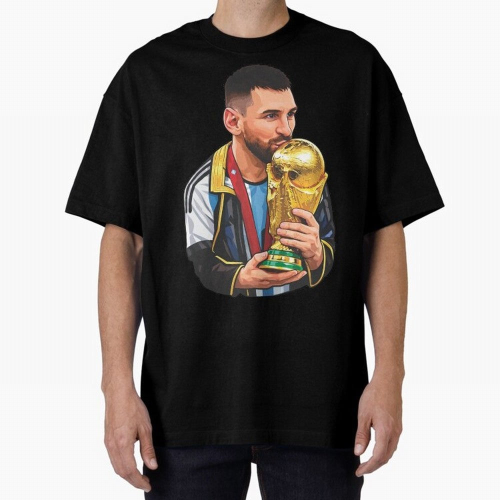 Messi celebrating the 2022 World Cup victory Classic T-Shirt Celebrate Unforgettable Nights in Match Day Hype around FIFA World Cup 2026 Group Stage, Neymar, Netherlands, Global Supporter Spirit, Legendary Goals, National Colors and Tournament